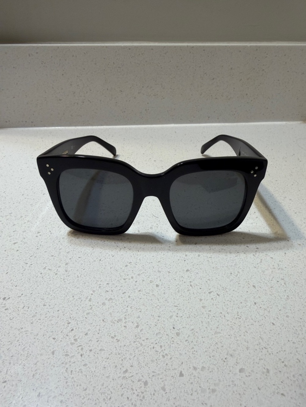 Celine Acetate Tilda Sunglasses CL 41076/S Black - Picture 2 of 8